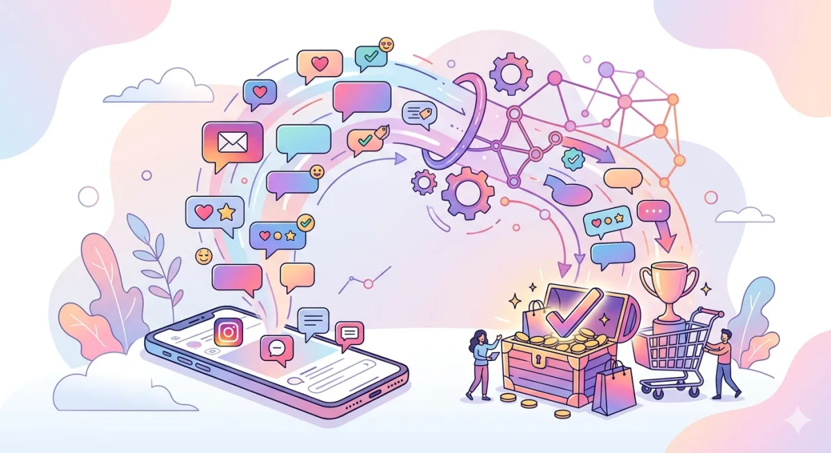 Instagram DM ve Yorumları Satışa Dönüştürme: Otomatik Yanıt ve Flow Builder Rehberi